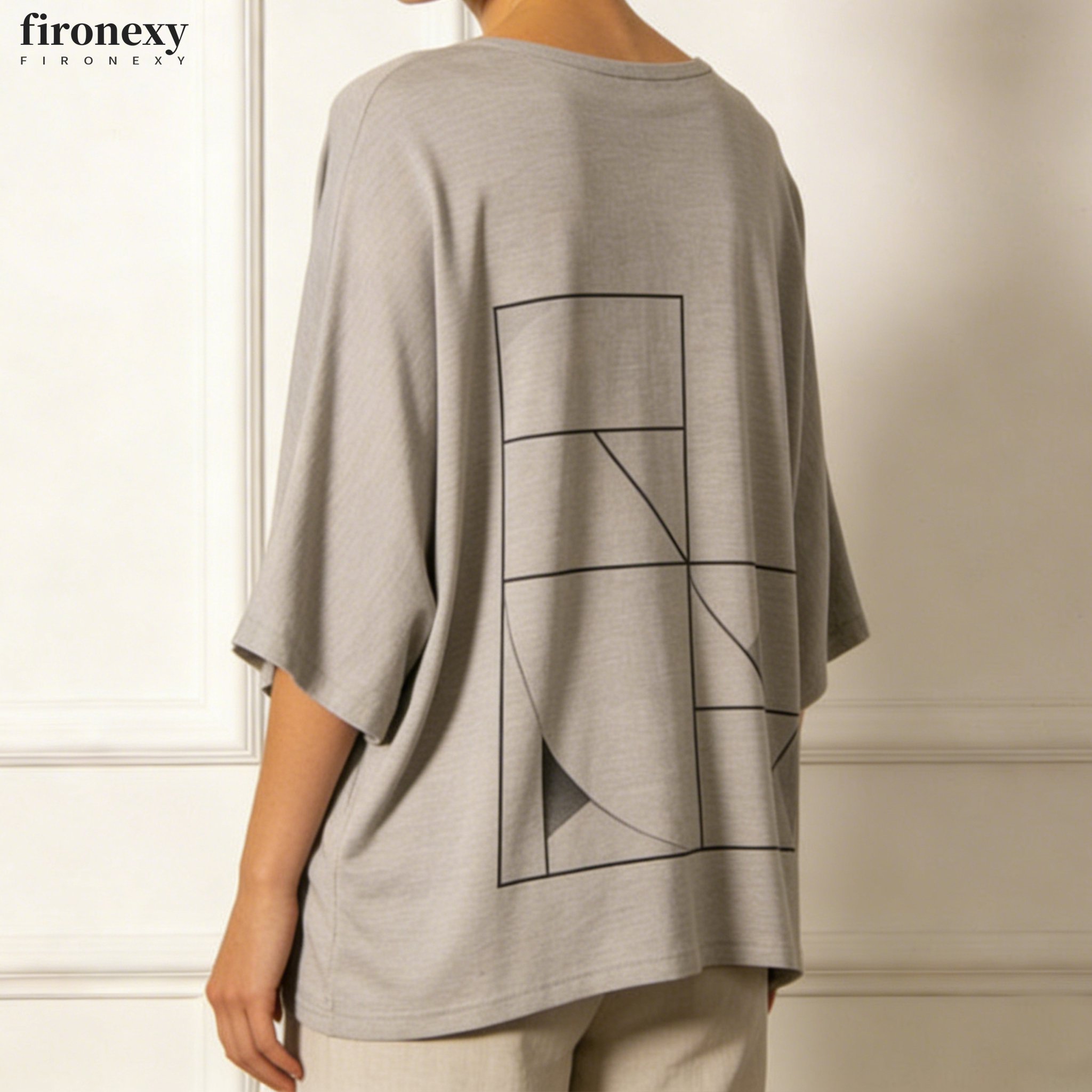 여성용 루즈 티셔츠