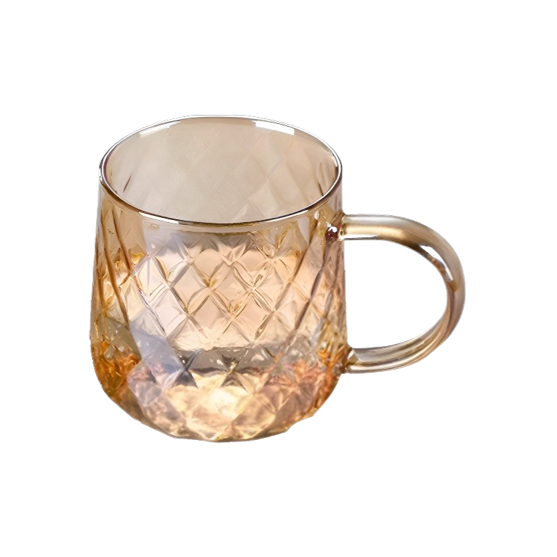 Heat-resistant glass water cup