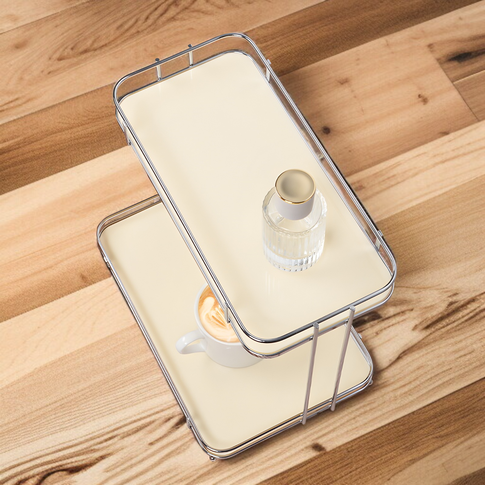 デスクトップ収納ラックドレッシングテーブル化粧品香水収納カップラックバスルームバスルーム多層アクリル収納ラック