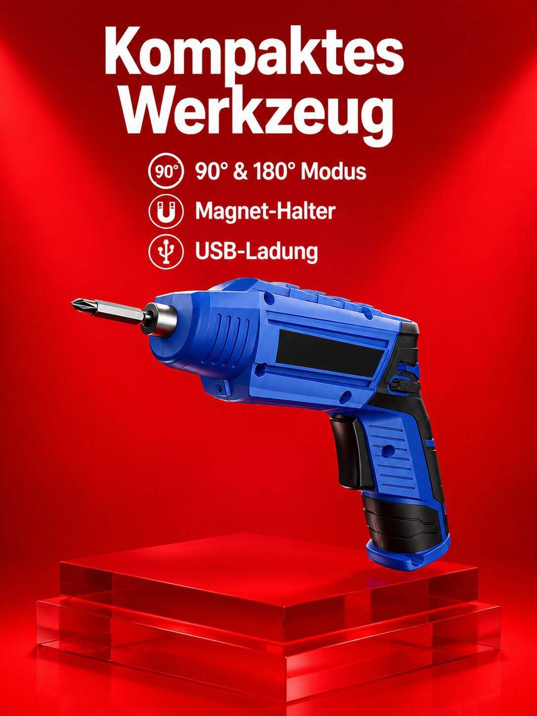 Multifunktionales Mini-Schraubenset im kompakten Etui