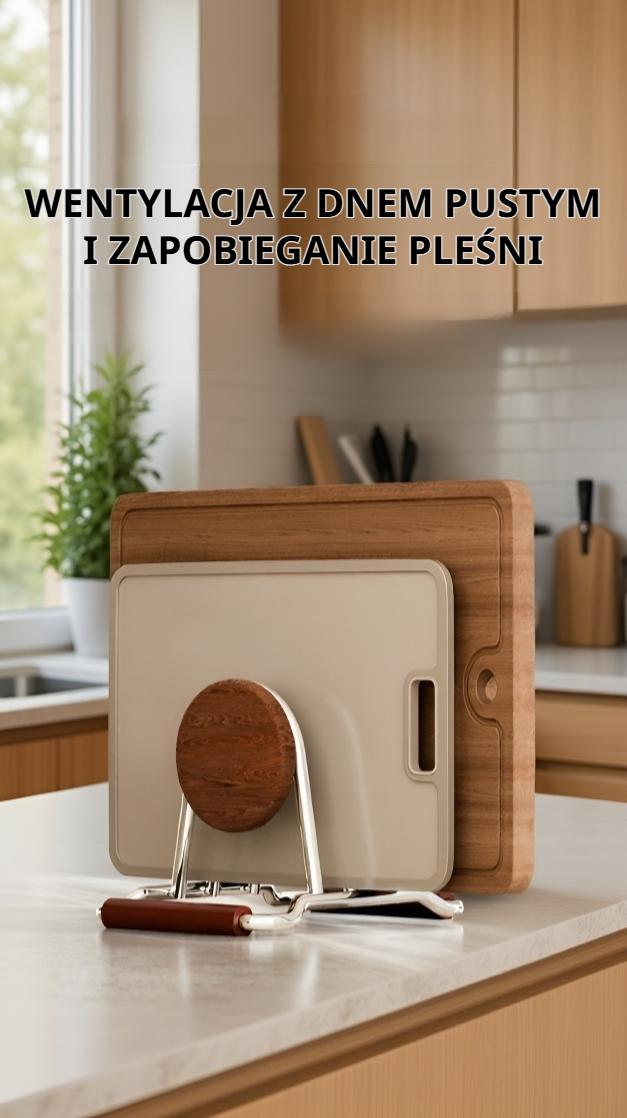 Solidny stojak na deski do krojenia do kuchni