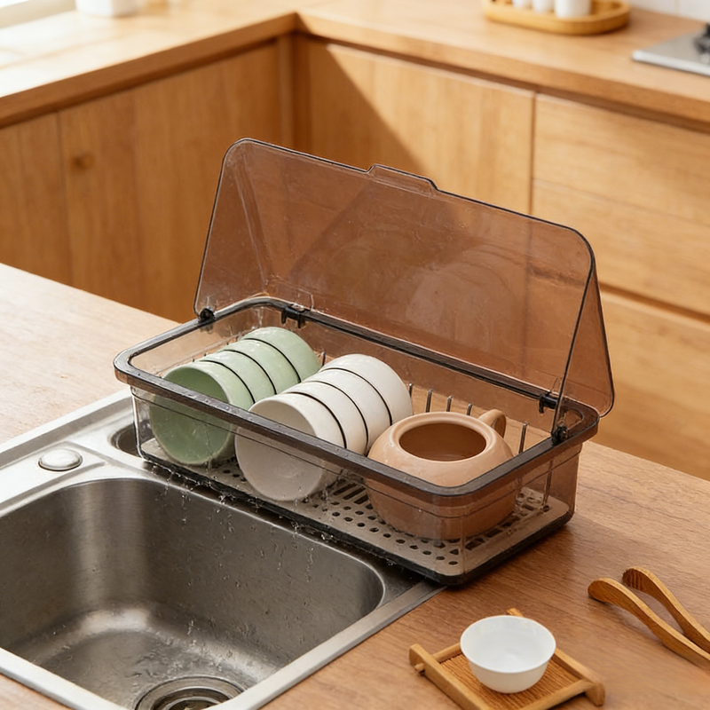 筷子盒茶具餐具帶蓋收納盒