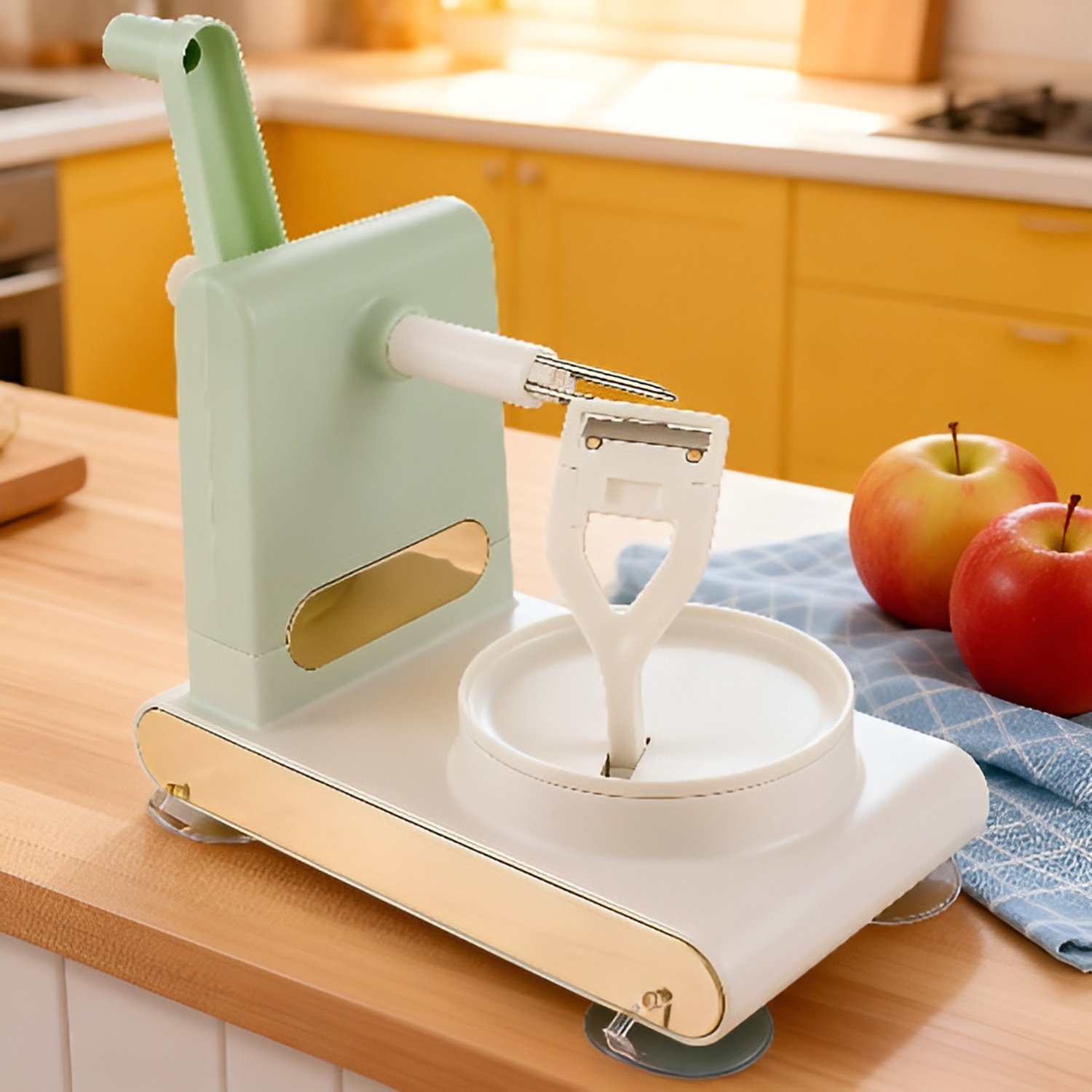 Szybka, ręczna obieraczka do jabłek