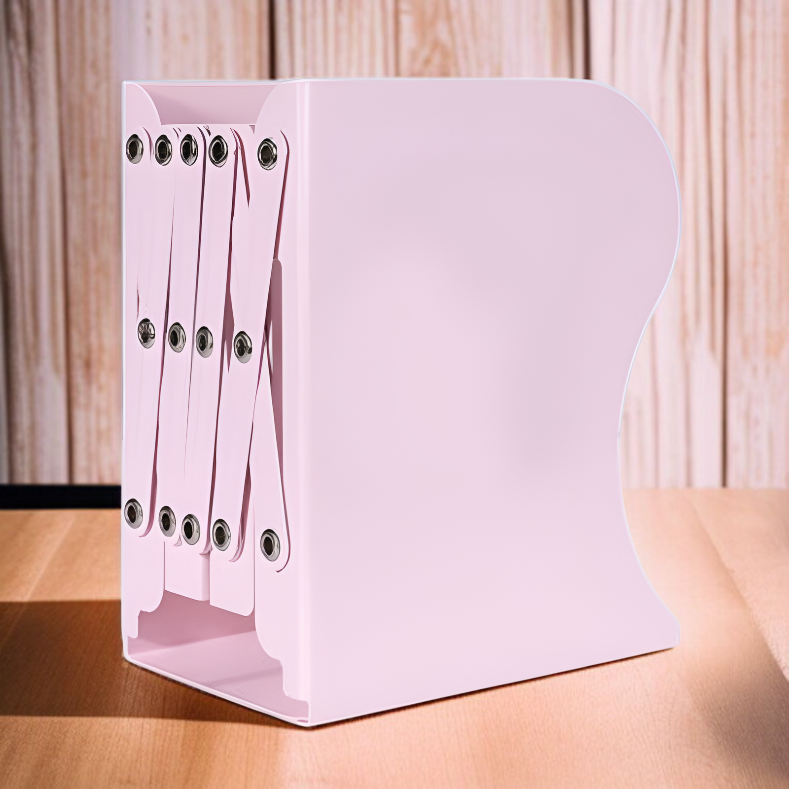 Wytrzymała półka na książki wykonana z metalu