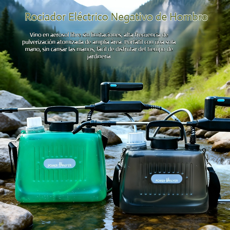 Pulverizador eléctrico portátil para jardinería doméstica