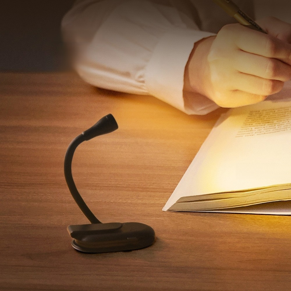 Portable clip-on reading light