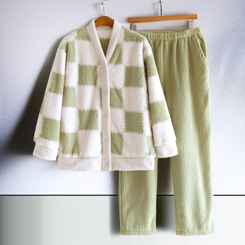 レディース秋冬ギャザーパジャマパジャマパジャマセット