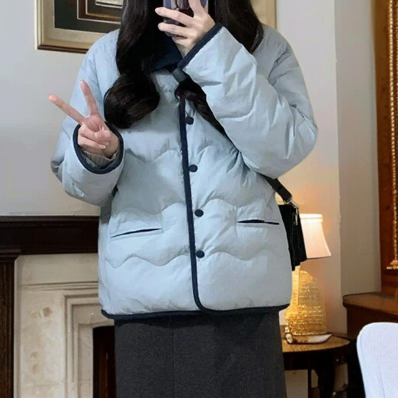 小柄サイズ用軽量ショートコート・香風スタイル冬ジャケット