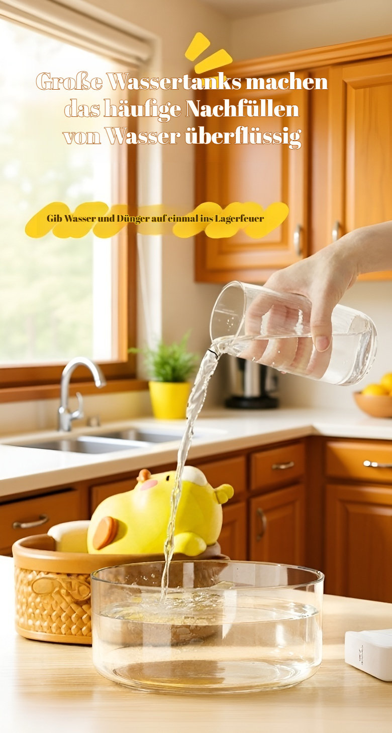 Stilvoller Tischluftbefeuchter in Entenform