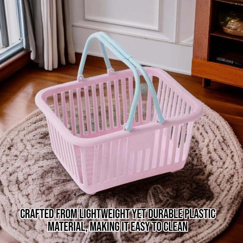 Cute Desktop Storage Basket Small Plastic Tote Bin