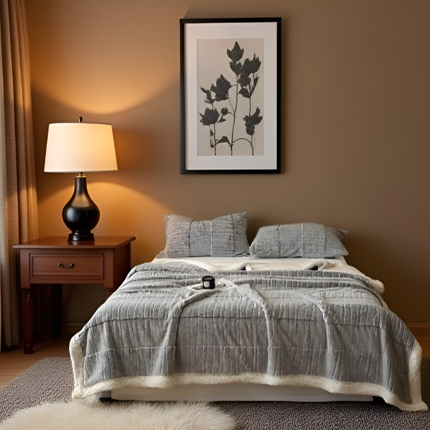 겨울철 보온에 좋은 두꺼운 융단