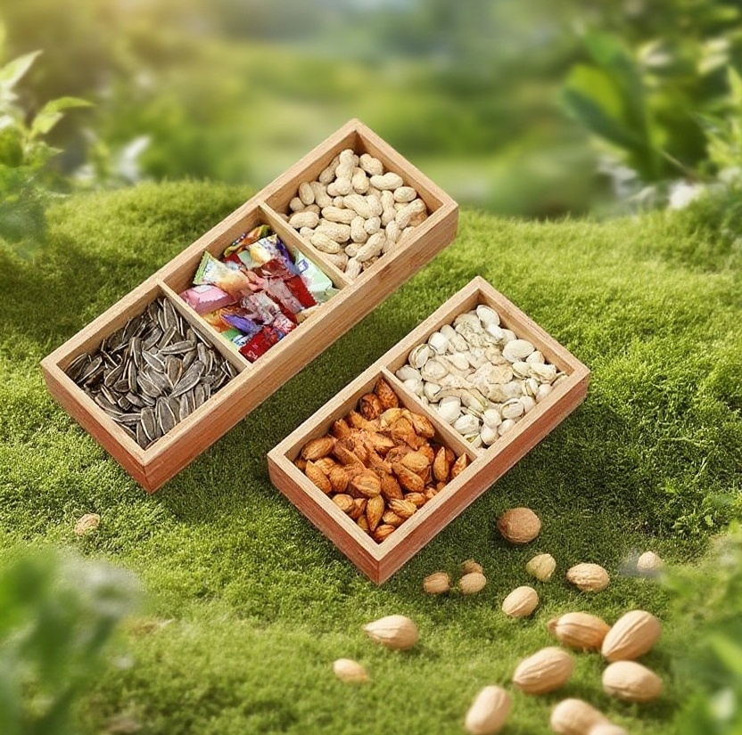 分格收納乾果盒多格分類展示