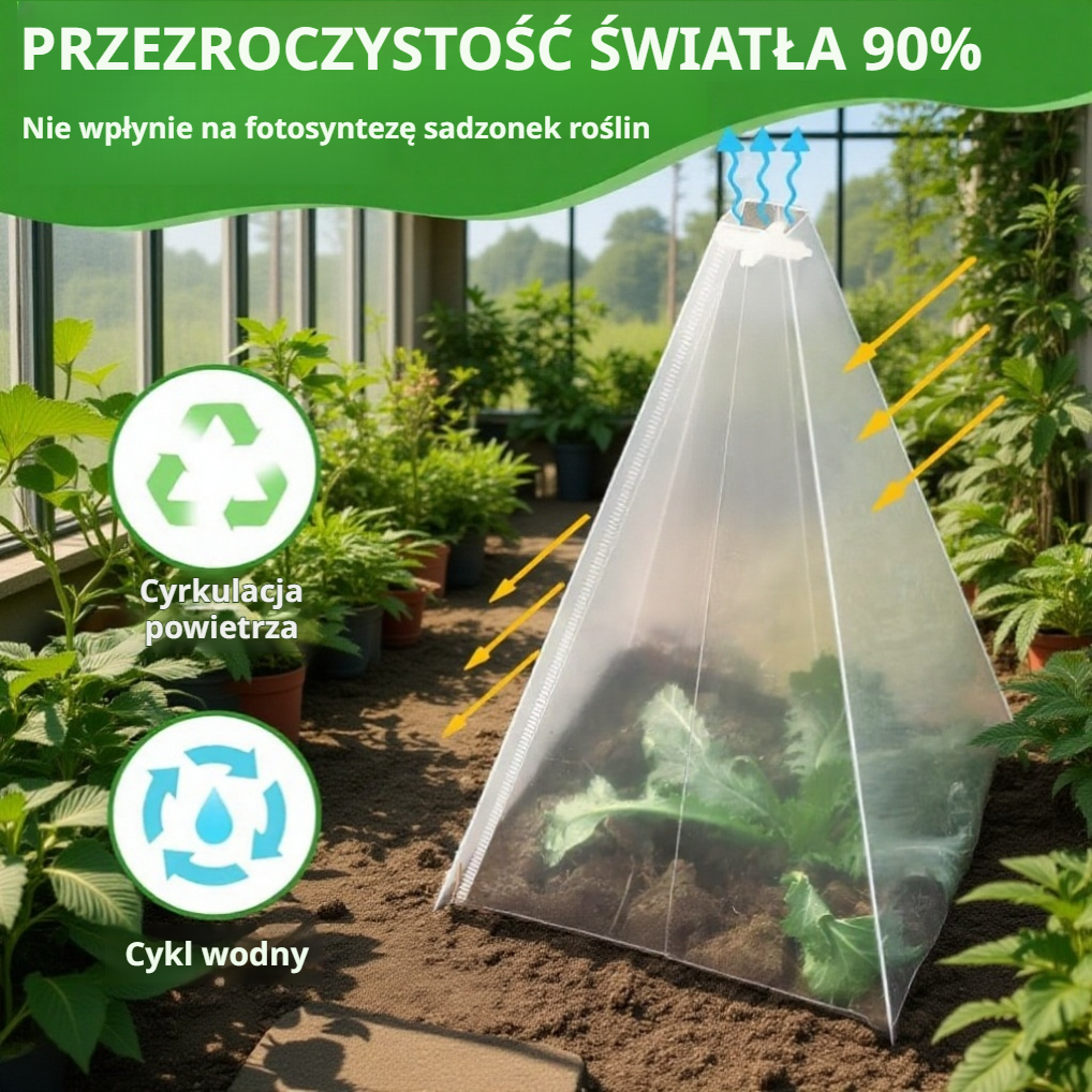 Osłona do sadzonek ogrodowych i roślinnych