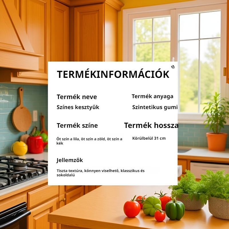  Vízálló és olajálló háztartási kesztyű mosáshoz és mosogatáshoz