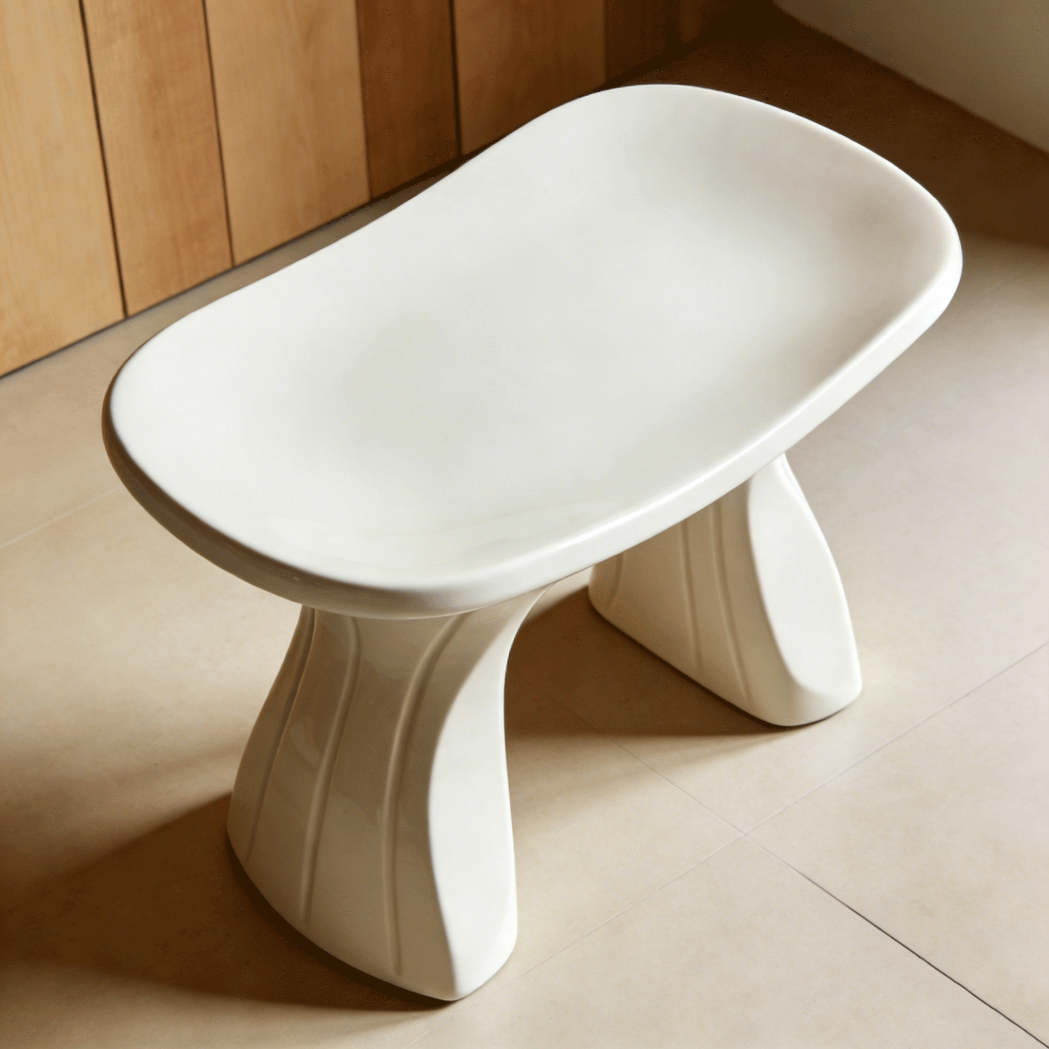 Banco cómodo de diseño