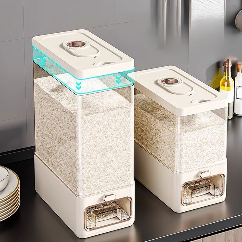 米桶家用2025新款防蟲防潮食品級密封米缸裝大米儲米箱米糧收納容器