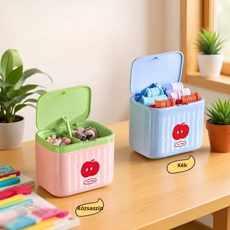 Finom és praktikus asztali pamut tárolódoboz