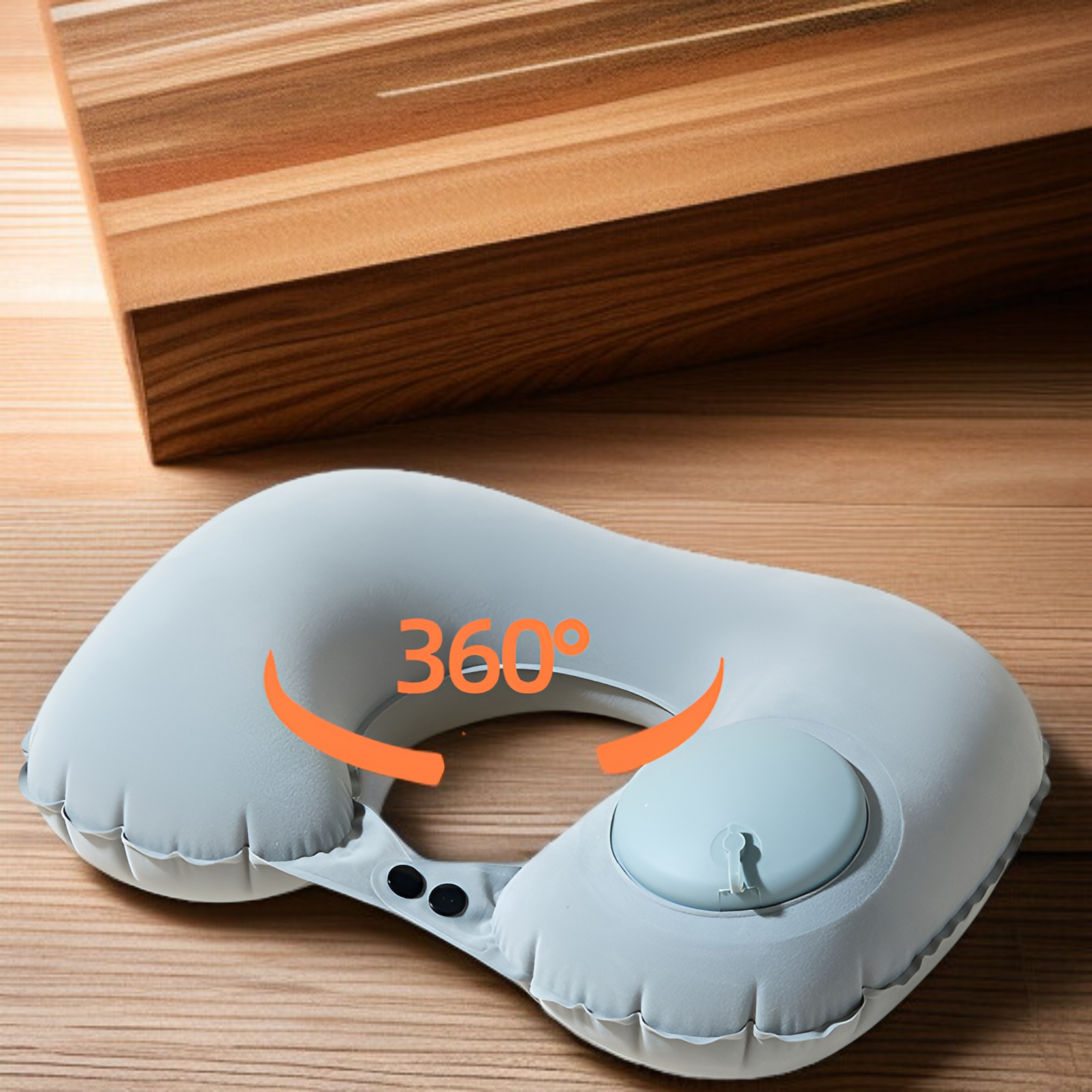 초경량 수동식 공기 주입형 U자형 베개