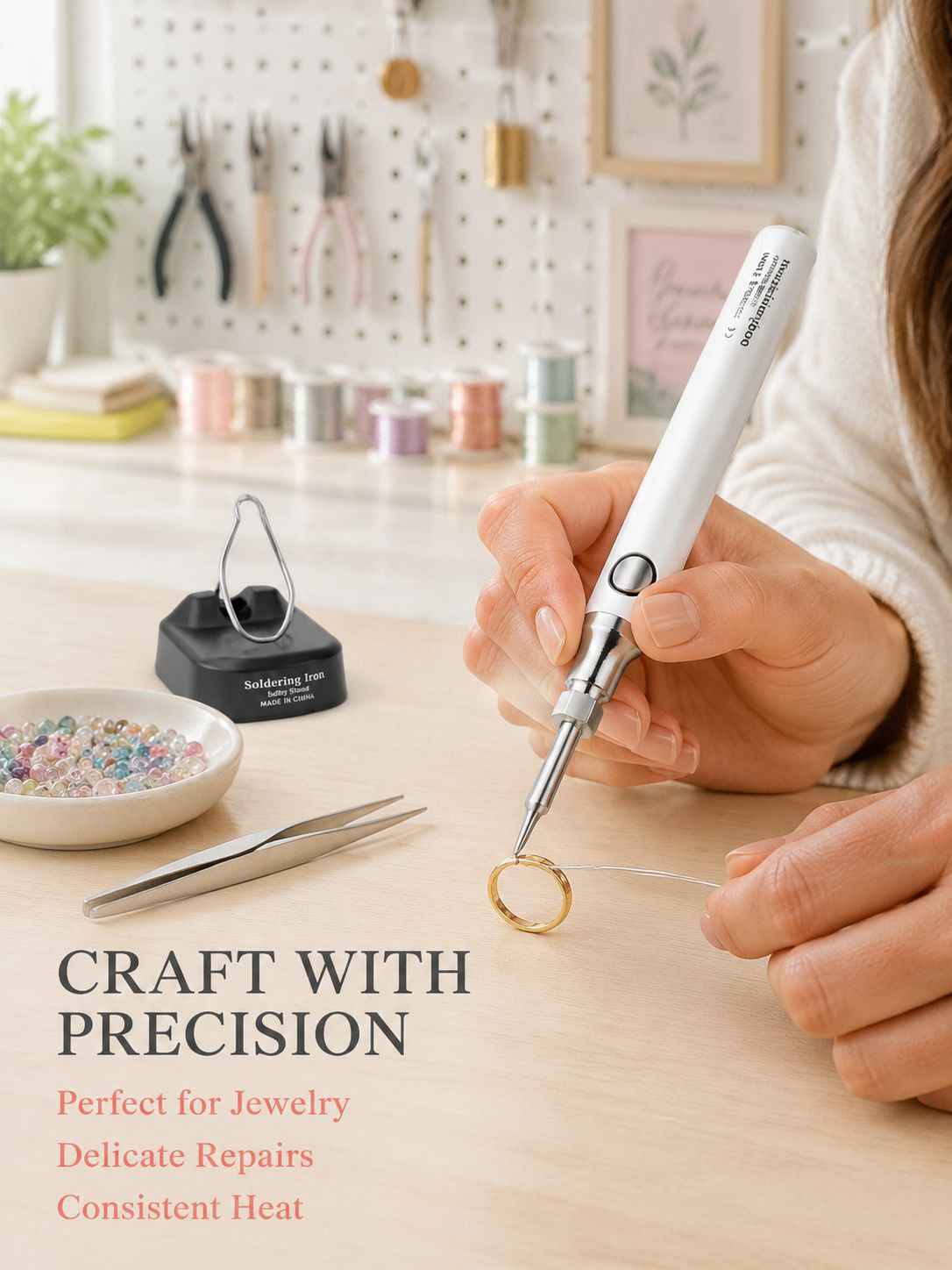 Wireless Mini Soldering Iron Set USB Charging 5V Portable 8W Soldering Pen Home Repair Tools