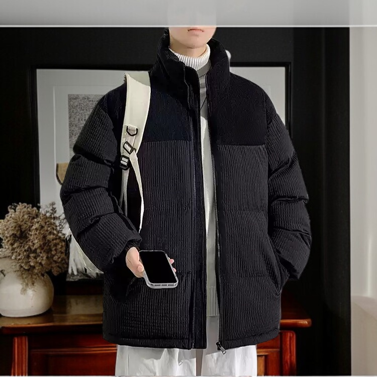 カップル用秋冬チャイナベーカリー風プリントパディングジャケット