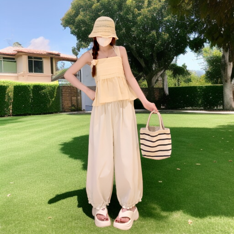 夏向けカジュアルジョガーパンツ 通気性抜群