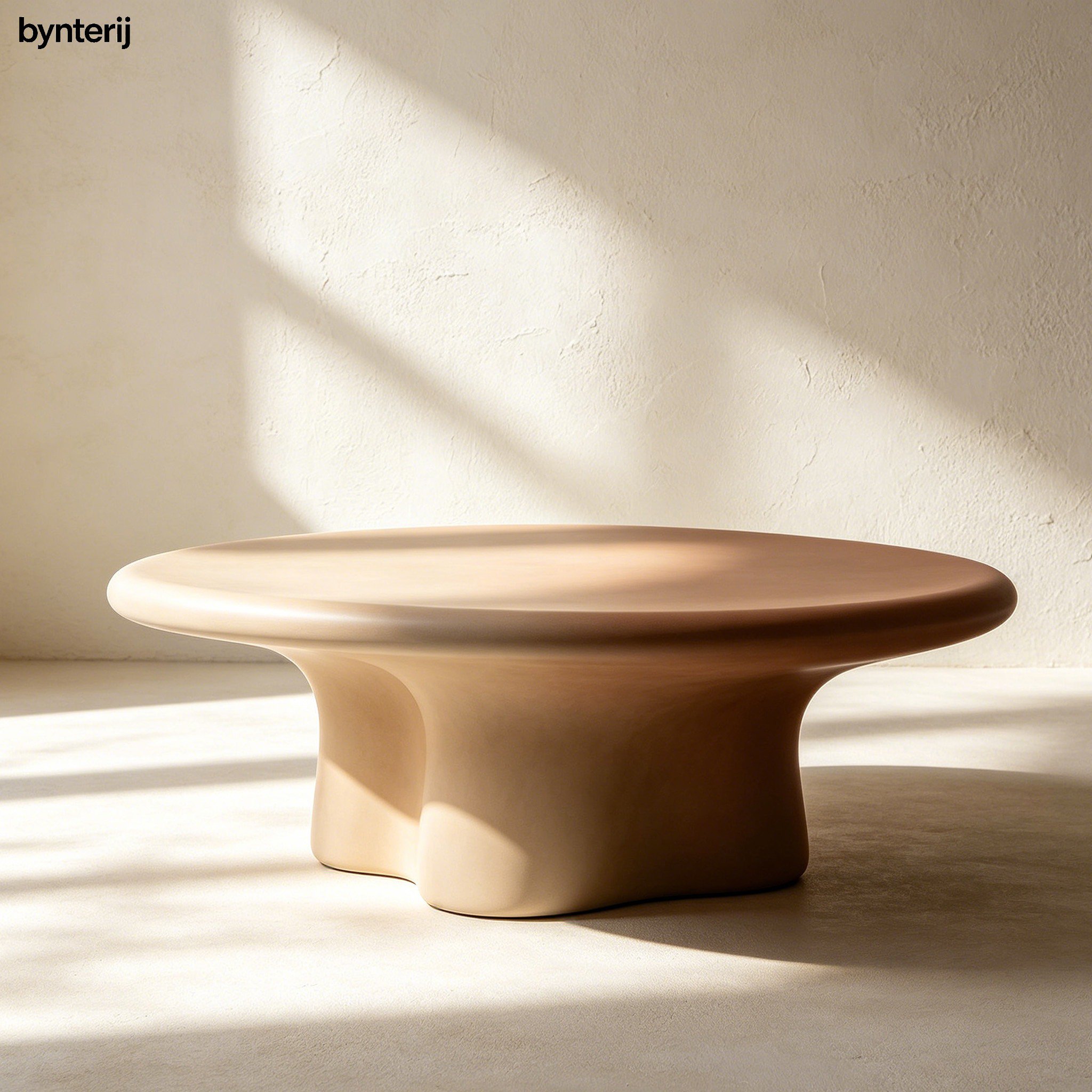 Elegant wooden tea table