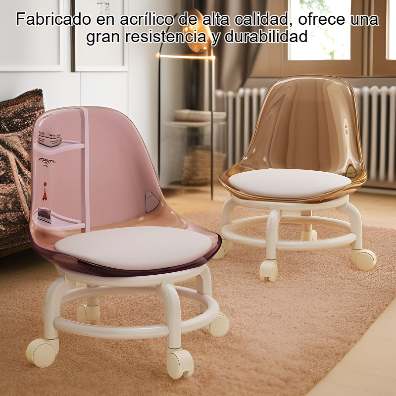 Taburete de acrílico