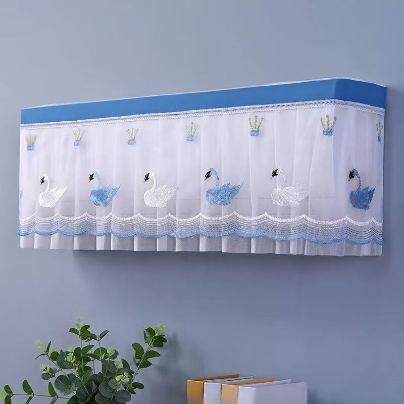 Funda de aire acondicionado con encaje, protección contra el aire directo