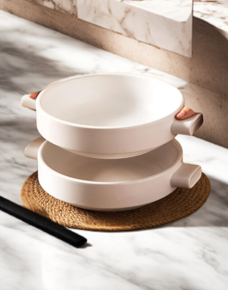 IH対応の耐熱セラミック蒸籠土鍋