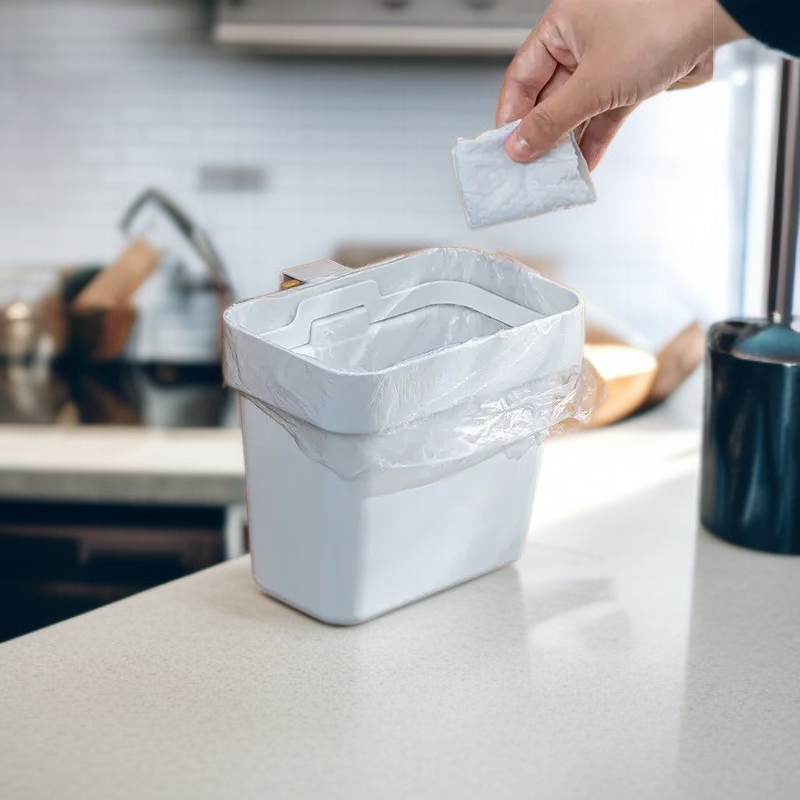  キッチンシンク用吊り下げ式生ごみ箱 2L（モデンブラン）