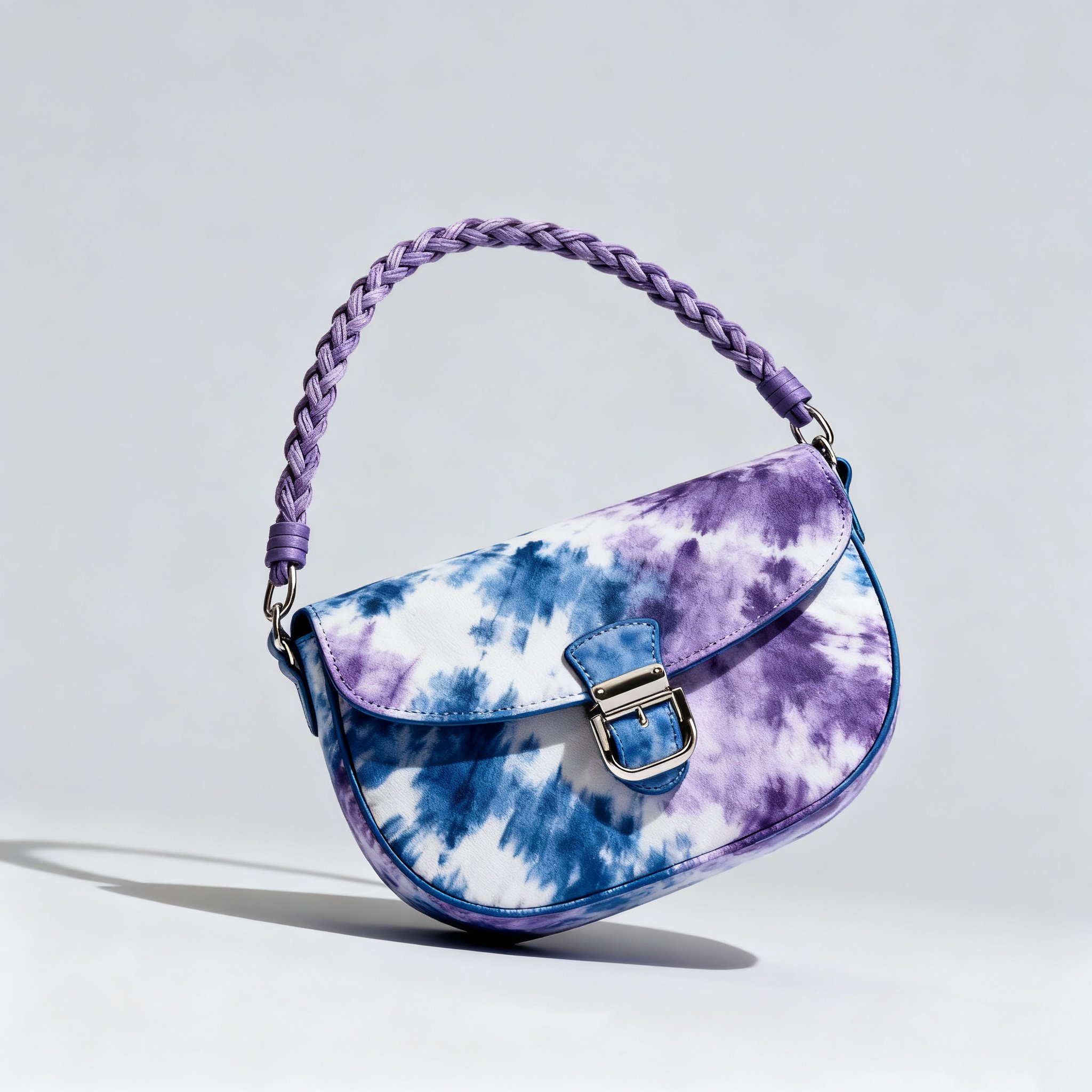 Trendige Satteltasche mit Batikmuster