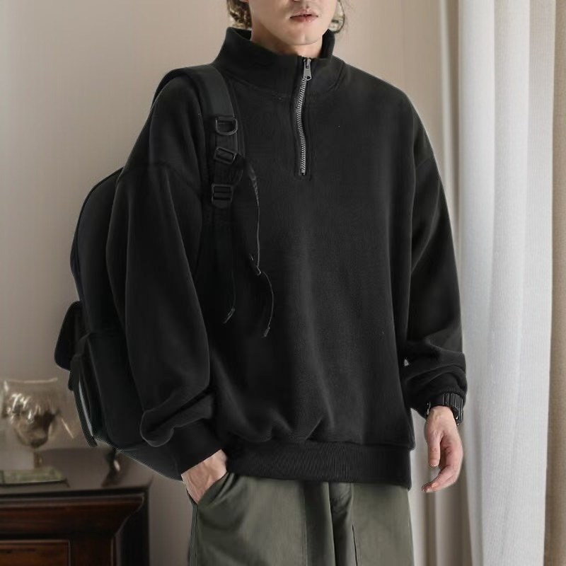 남자 기모 맨투맨 긴팔 차이나 탑 폴라폴리스 레깅스 반집업 맨투맨