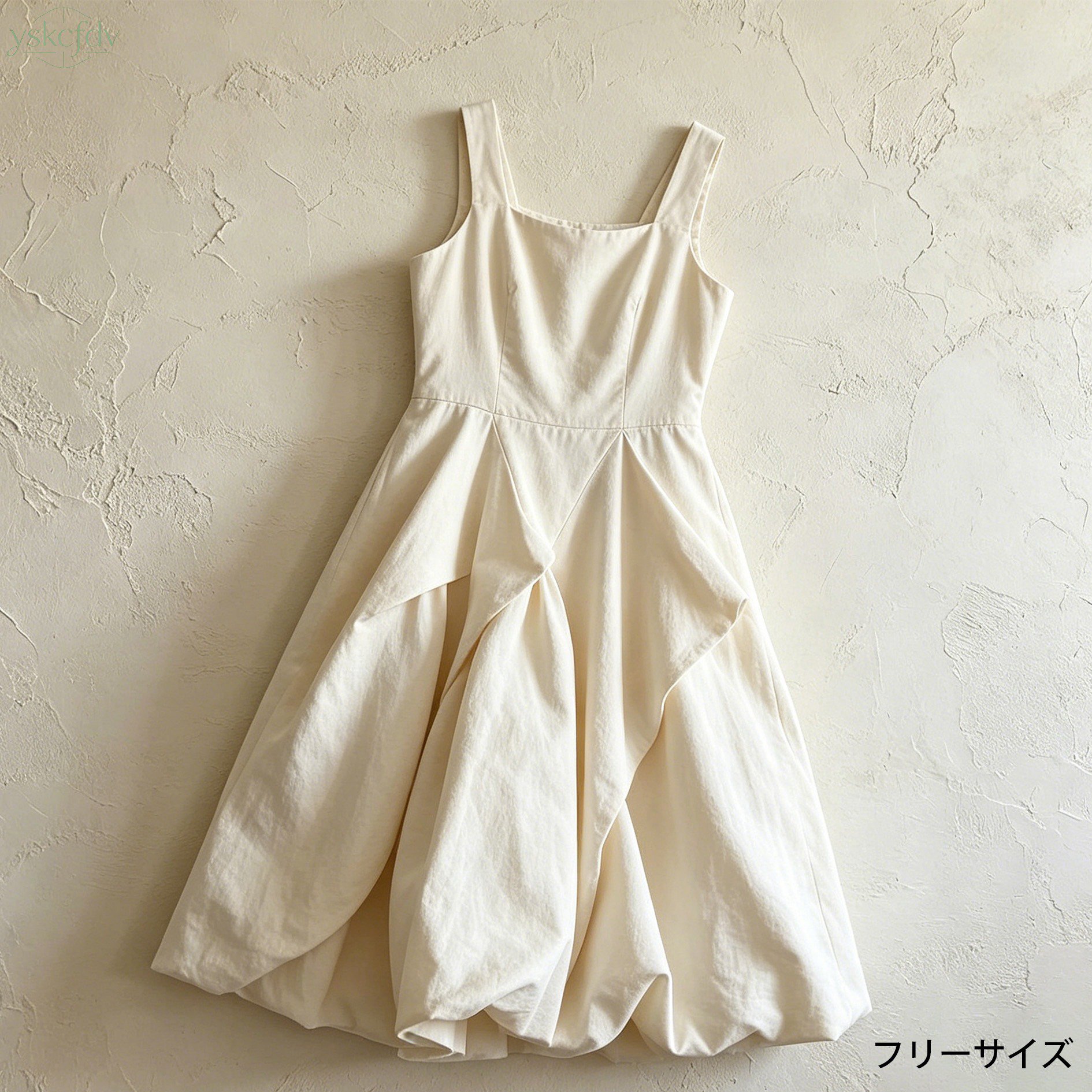 春夏向け白いスカート着用イメージ