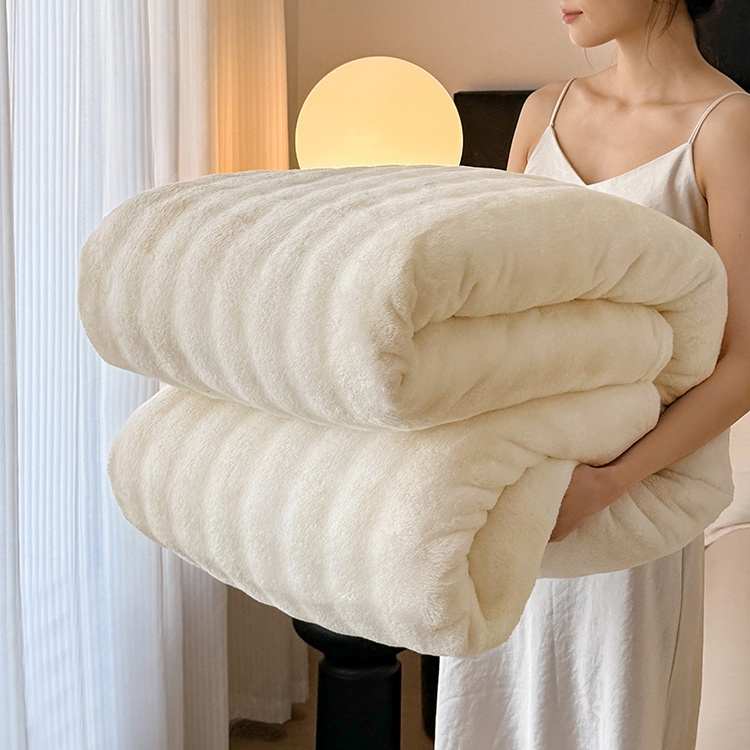 다기능 토끼털 담요