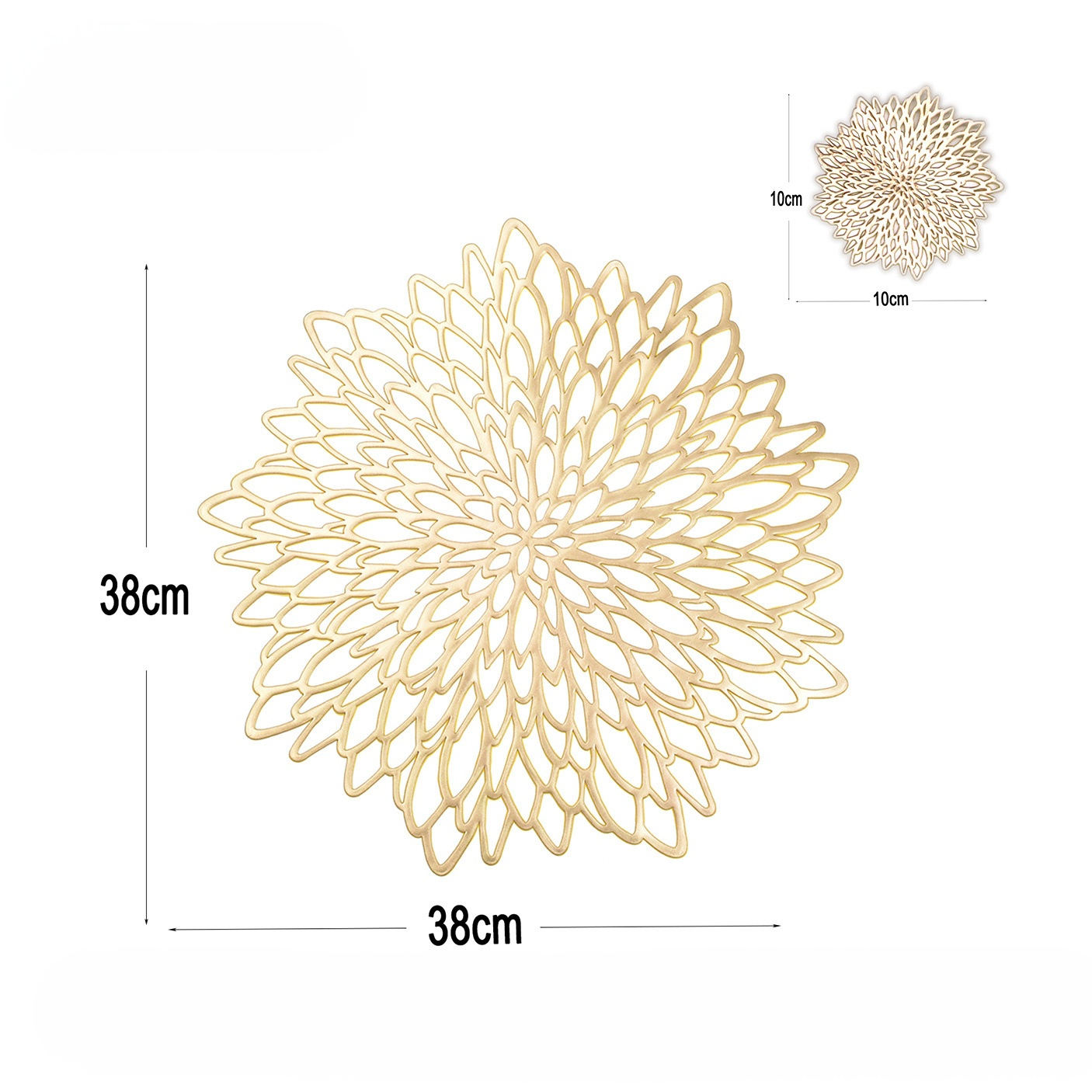 Alfombrilla de mesa hueca para comedor