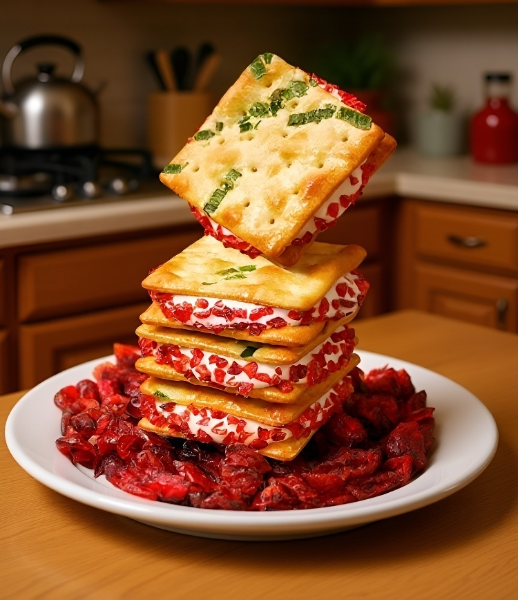 고급스러운 파 누가 샌드위치 쿠키 디저트