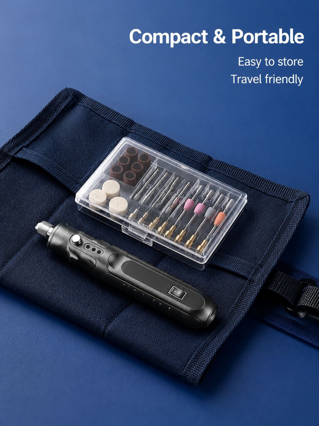 Portable grinding and polishing machine for home use