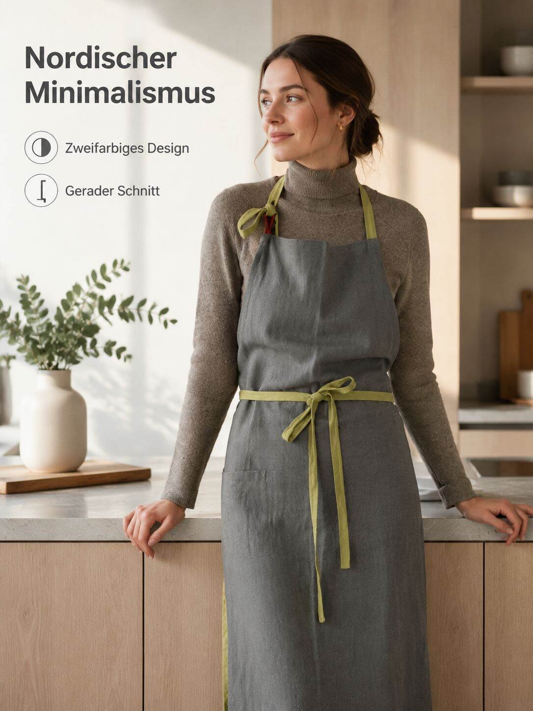 Leinen Baumwolle Haushalt Küche Mode Krawatte Kunst Kunst Männer und Frauen Arbeit Schürze
