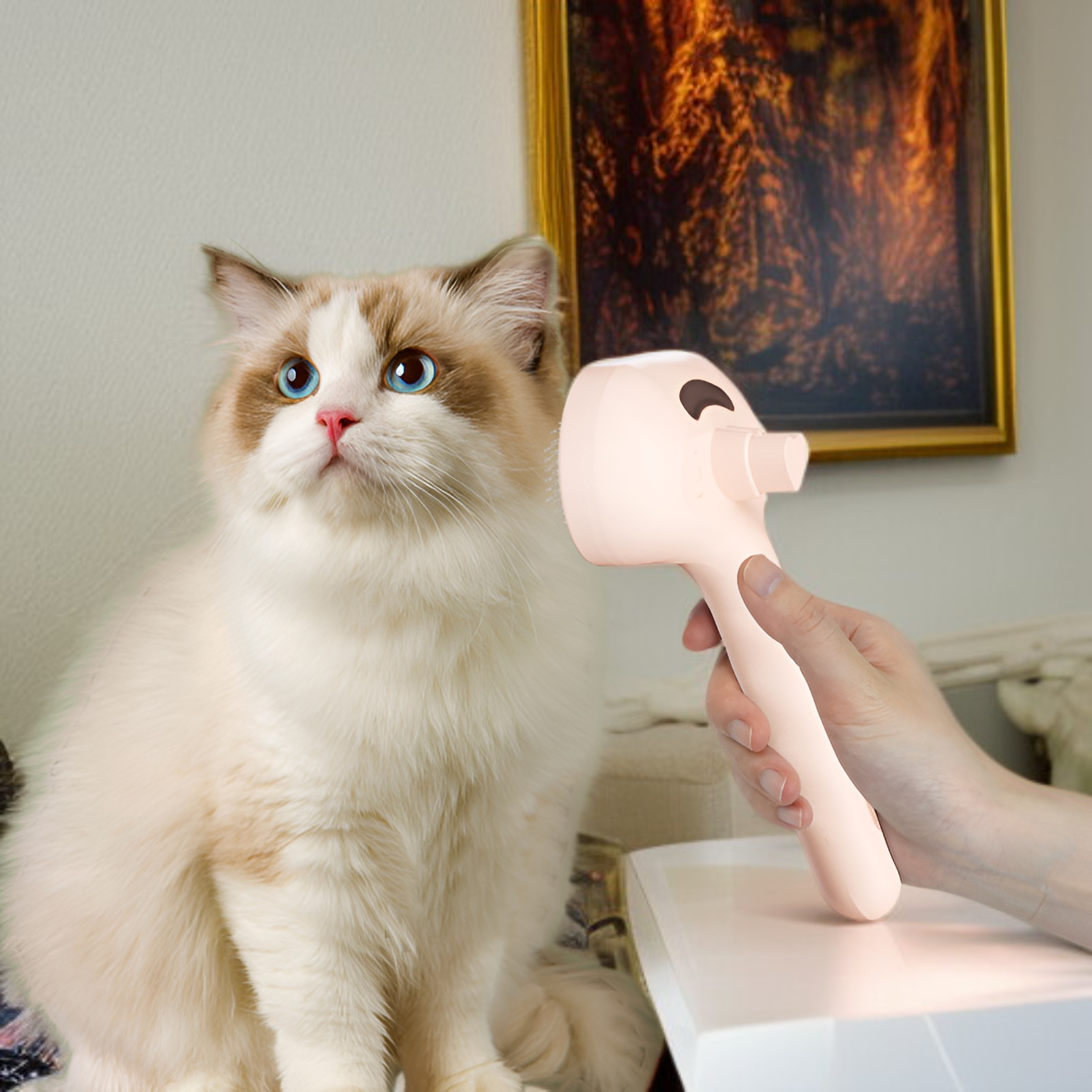 مشط الحيوانات الأليفة، مشط الرش