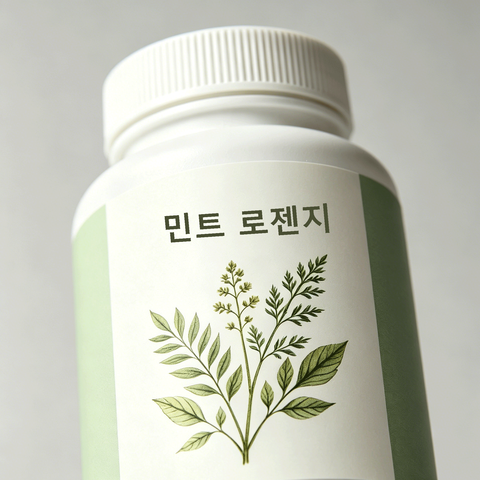 민트 사탕 포장 사진