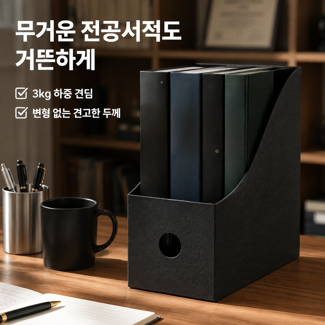 심플 파일 학생 기숙사 데스크탑 북엔드