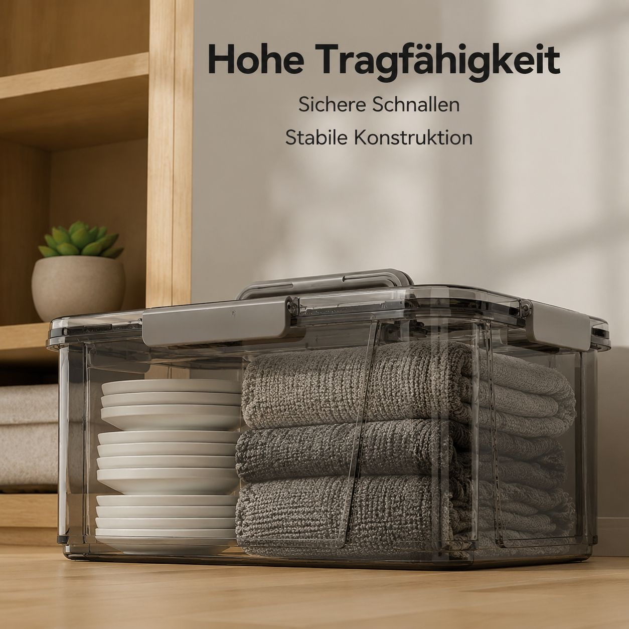 Multifunktionale Aufbewahrungsbox für den Haushalt
