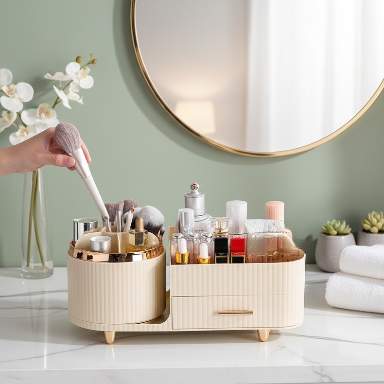 Boîte de stockage pour accessoires de bureau