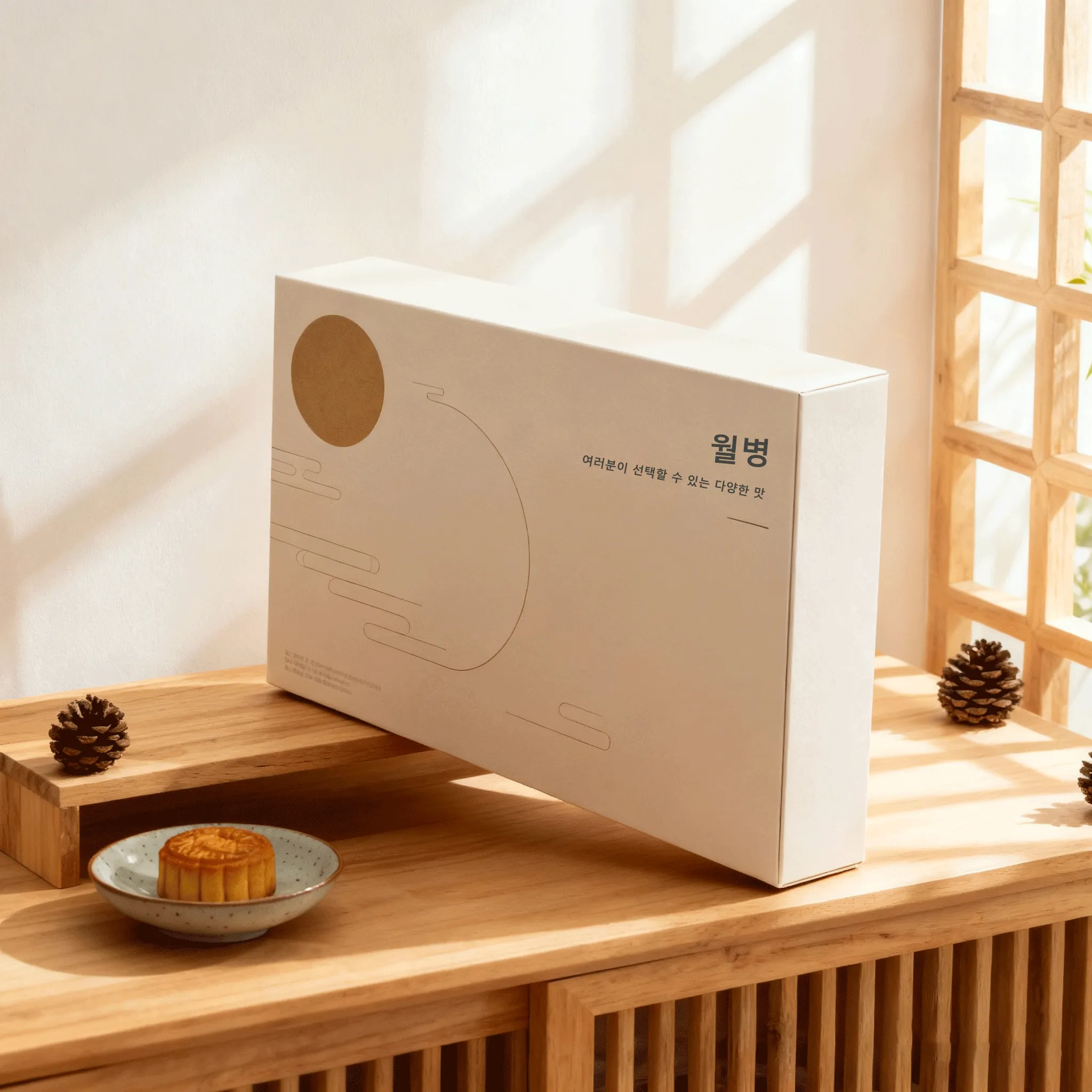 여러 가지 맛 월병 컬렉션 세트 사진