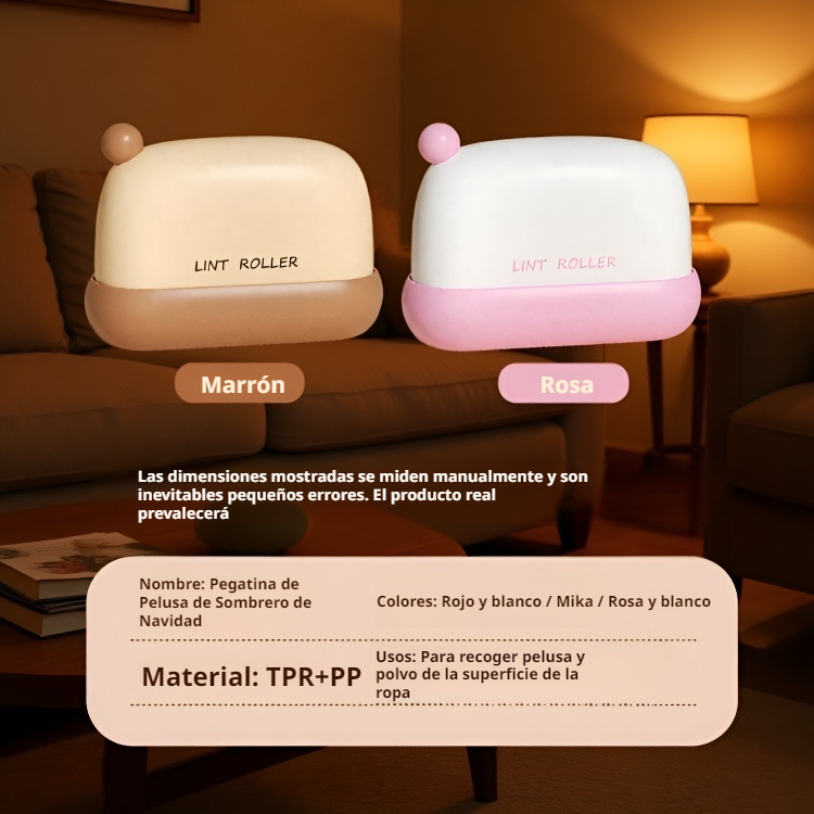 Rodillo Quitapelusas Mini Portátil para Ropa