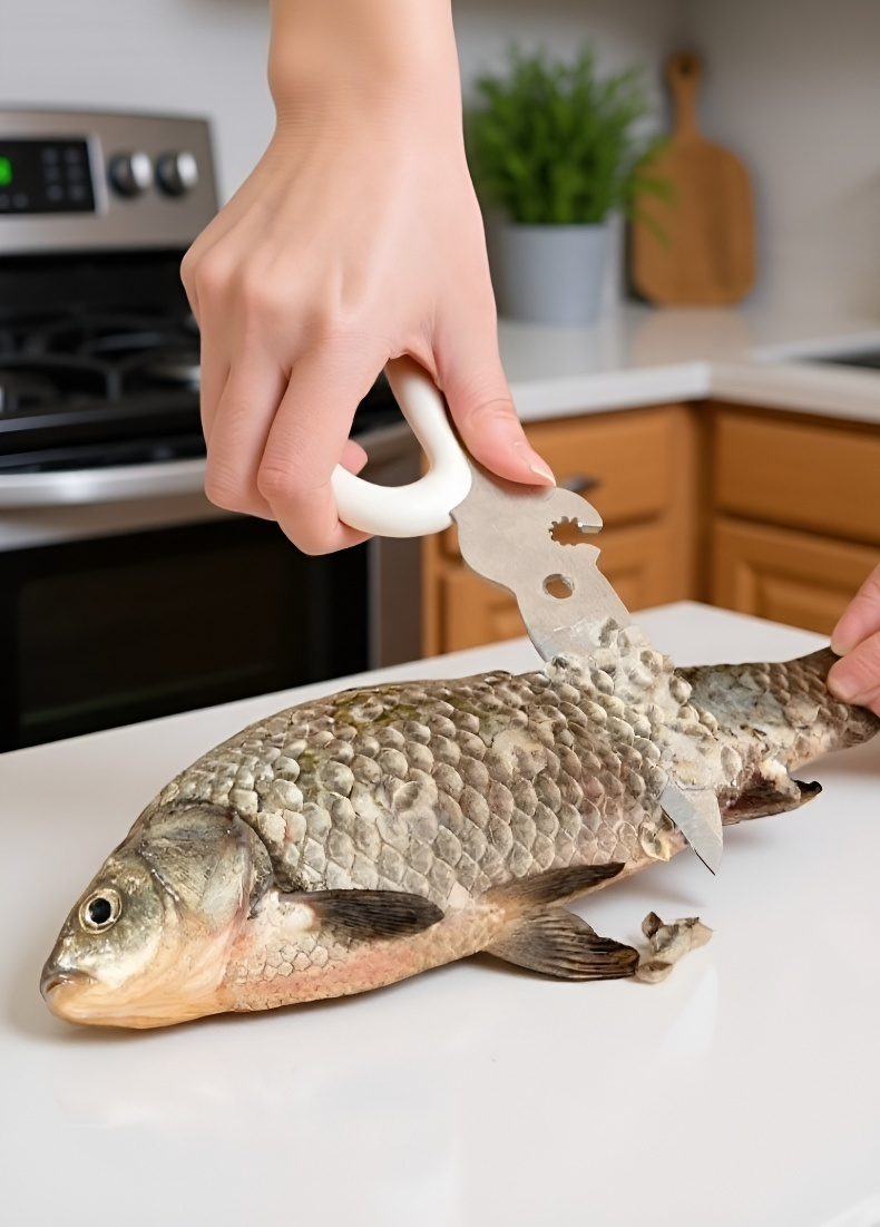다용도 주방가위 벽걸이 설치 이미지