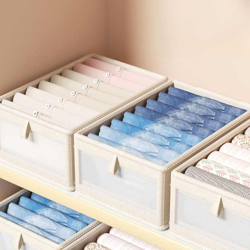 衣類収納コットンリネンボックス