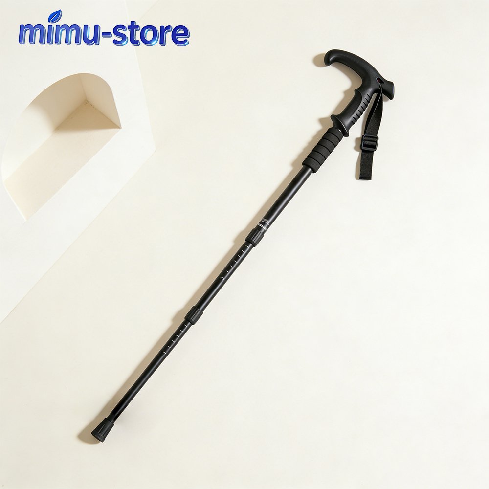 ไม้เท้าเดินป่าแบบยืดหดได้ น้ำหนักเบาพิเศษ พร้อมใช้งาน