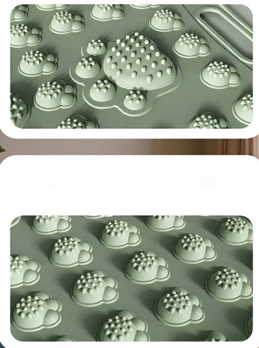 تصميم بكرات ومسامير لتحفيز نقاط القدم