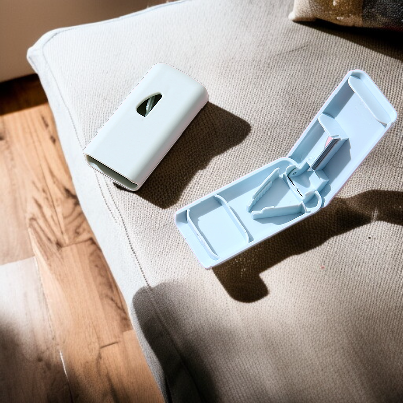 휴대용 심플 롱형 알약 커터기 약통 보관함